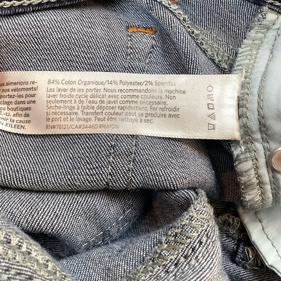 Eileen Fisher Raw Hem Skinny Jean - Picture 7 of 10